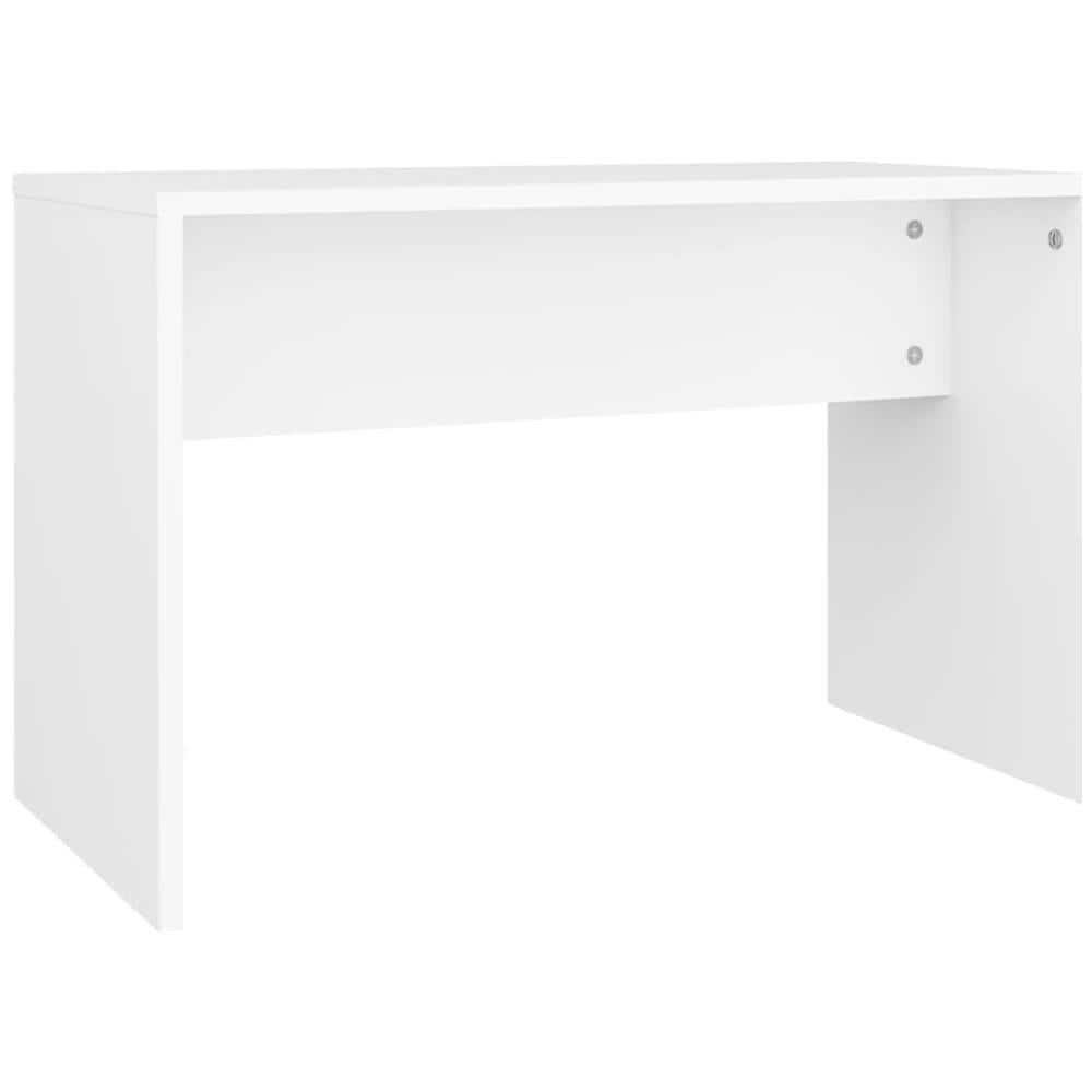 Tavolo Toeletta E Sgabello Bianco 70x35x45 Cm Legno Multistrato - Foto 2