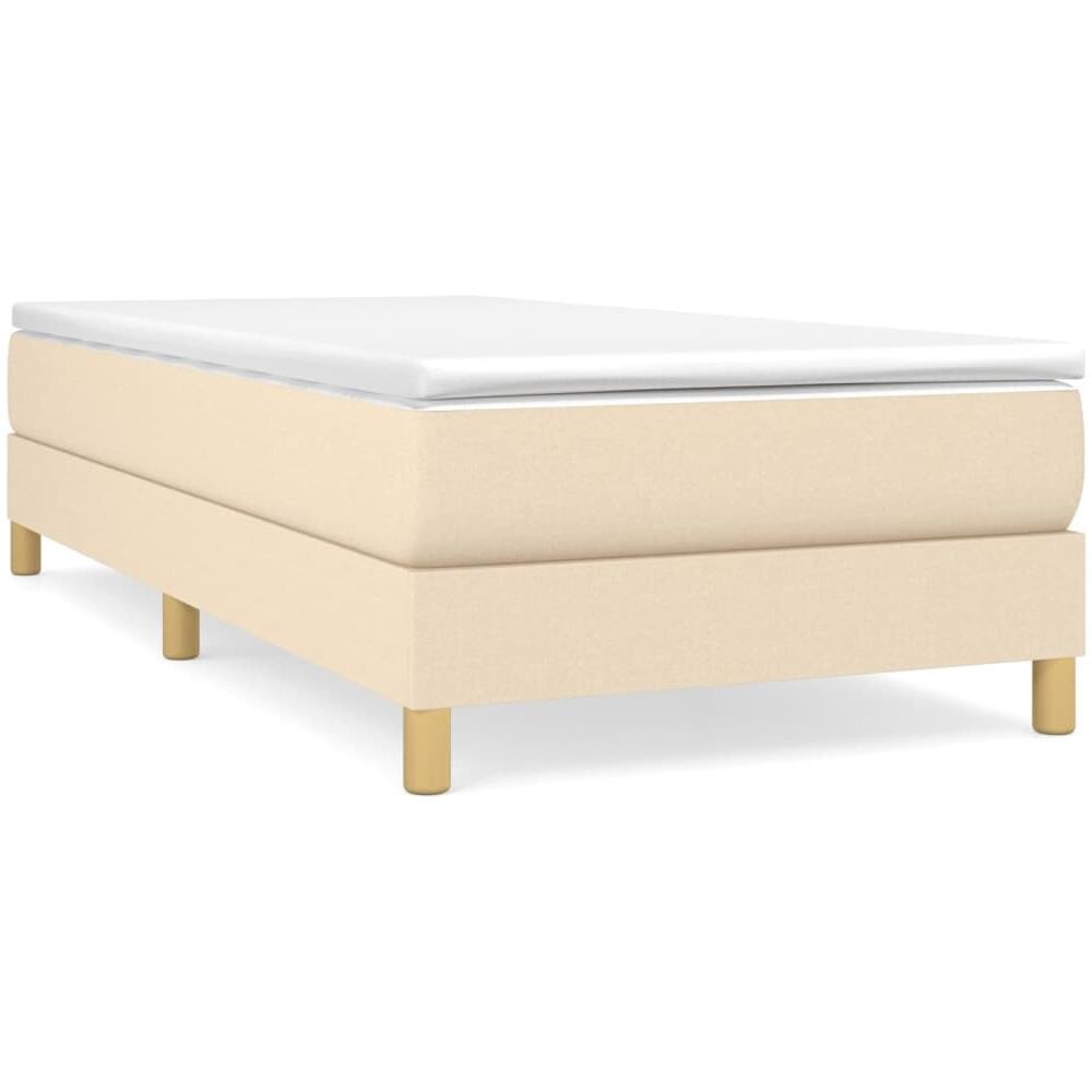 Giroletto a Molle Crema 90x190 cm in Tessuto - Foto 2