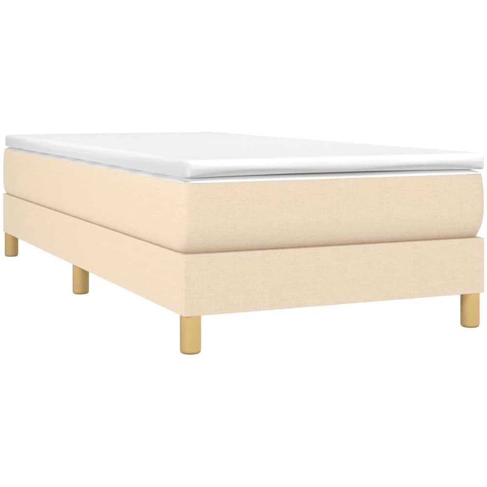 Giroletto a Molle Crema 90x190 cm in Tessuto - Foto 3