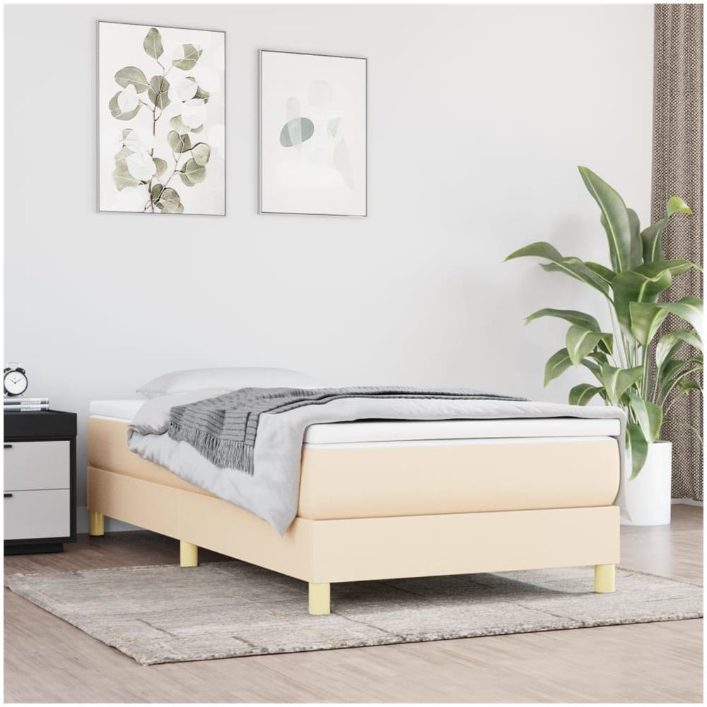 Giroletto a Molle Crema 90x190 cm in Tessuto - Foto 1