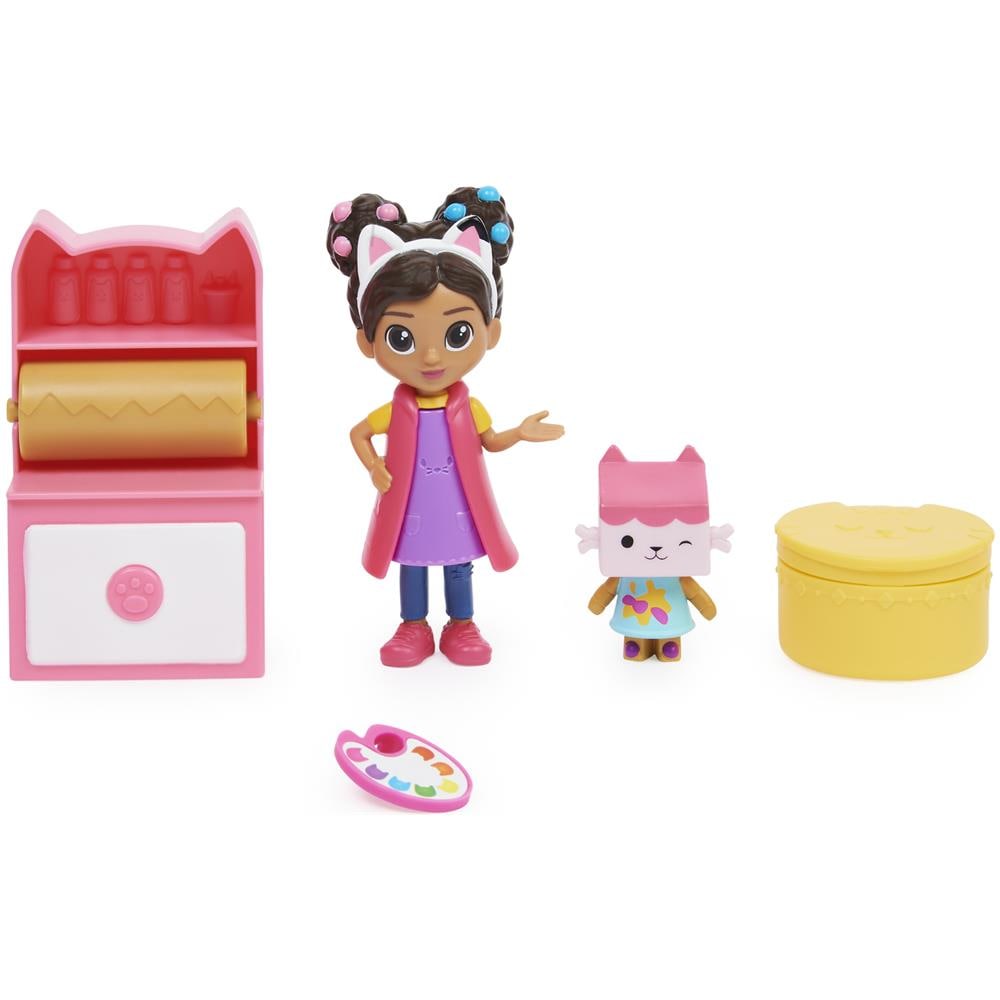 Gabby's Dollhouse, Mini set Studio d’arte, con Gabby e Baby Scatola, giochi per bambini dai 3 anni in su - Foto 1