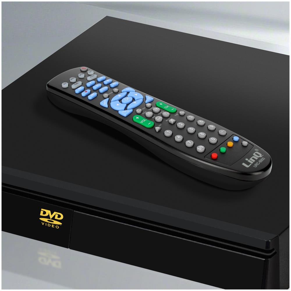 Telecomando Universale Tv Satellite Dvd Cbl Audio Vcr Portata 10 Metri Nero - Foto 5