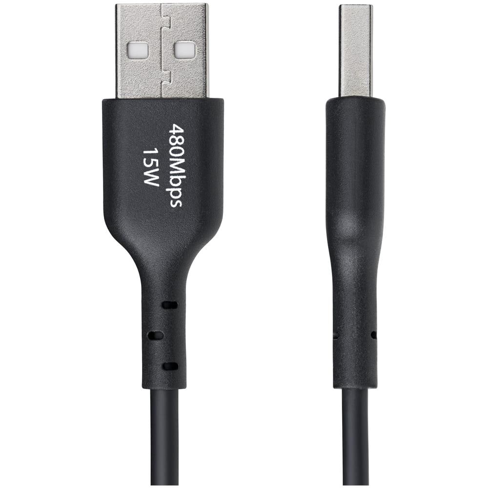 Cavo di Ricarica da USB-A a USB-C da 1m, carica e sincronizzazione, 3A, USB 2.0, rivestimento in TPE - Cavo di Ricarica USB Nero - Foto 2
