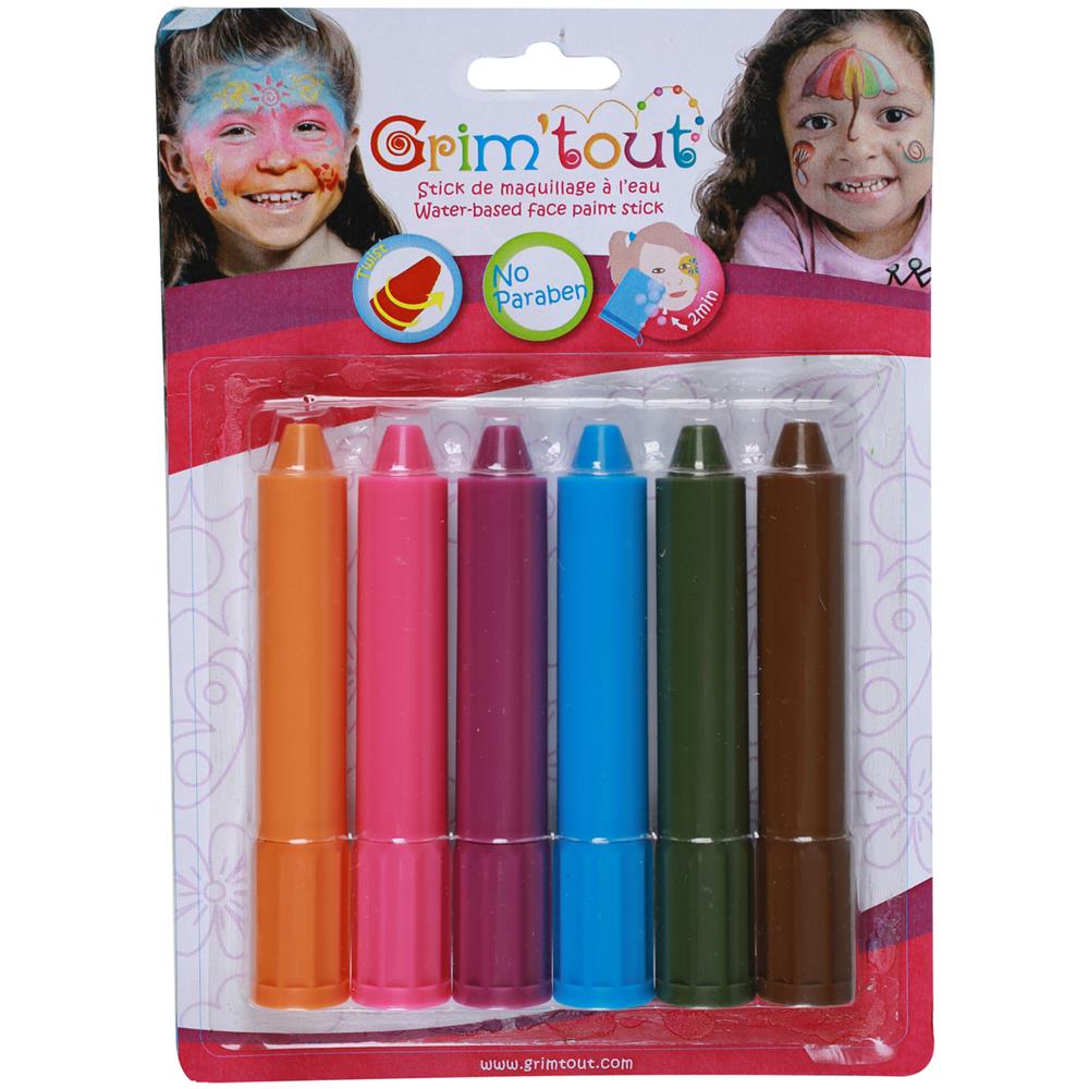 6 Pennarelli Trucco Grim'tout Taglia Unica - Foto 1