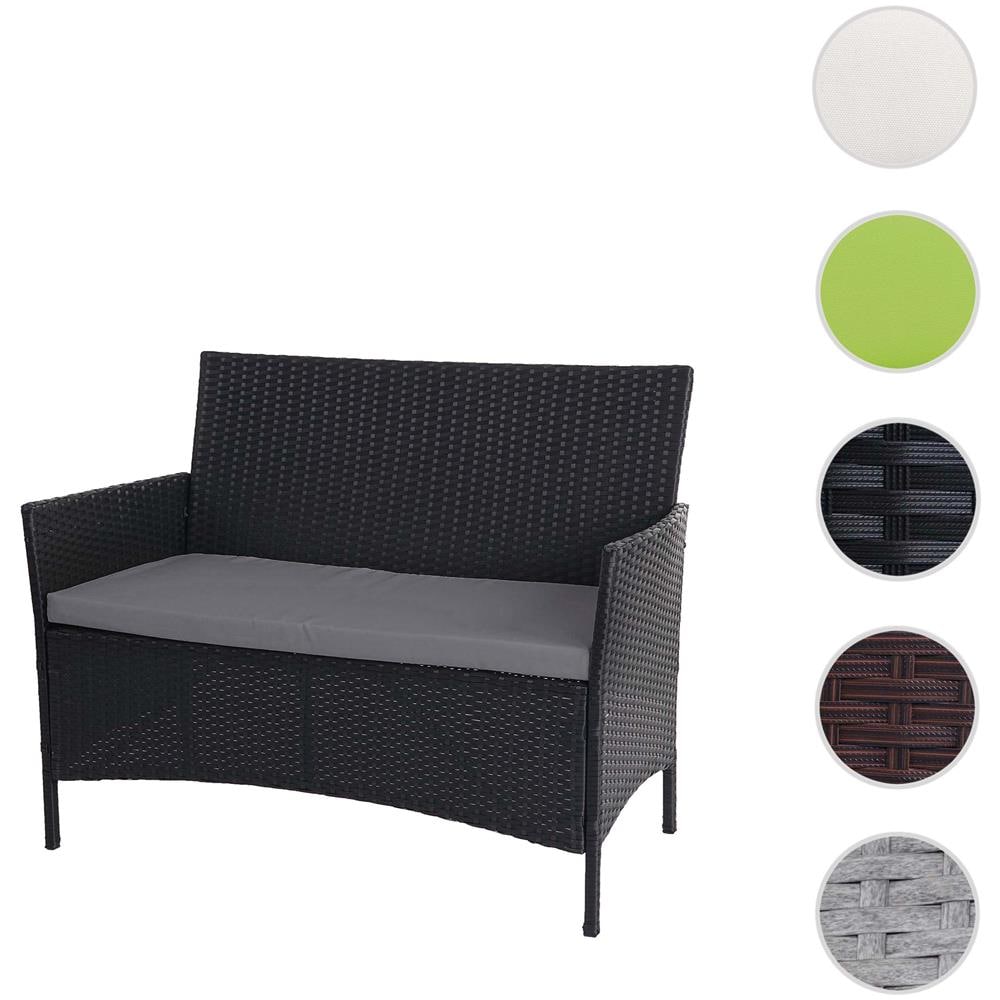 Mendler - Baule Contenitore Da Esterno Hwc-d43 Polyrattan 58x115x51cm M