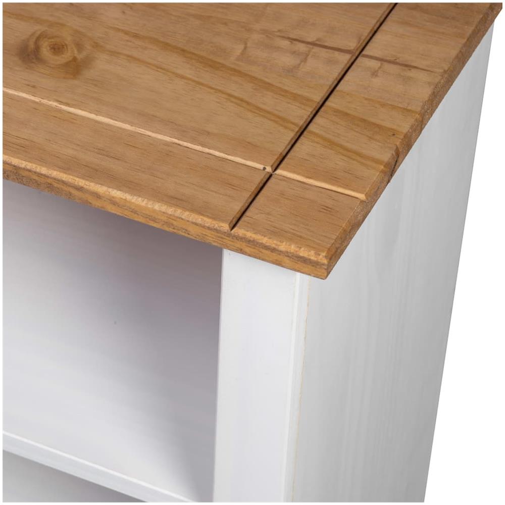 Libreria Bianca 80x35x110 cm in Pino Massello Panama Range - Foto 7