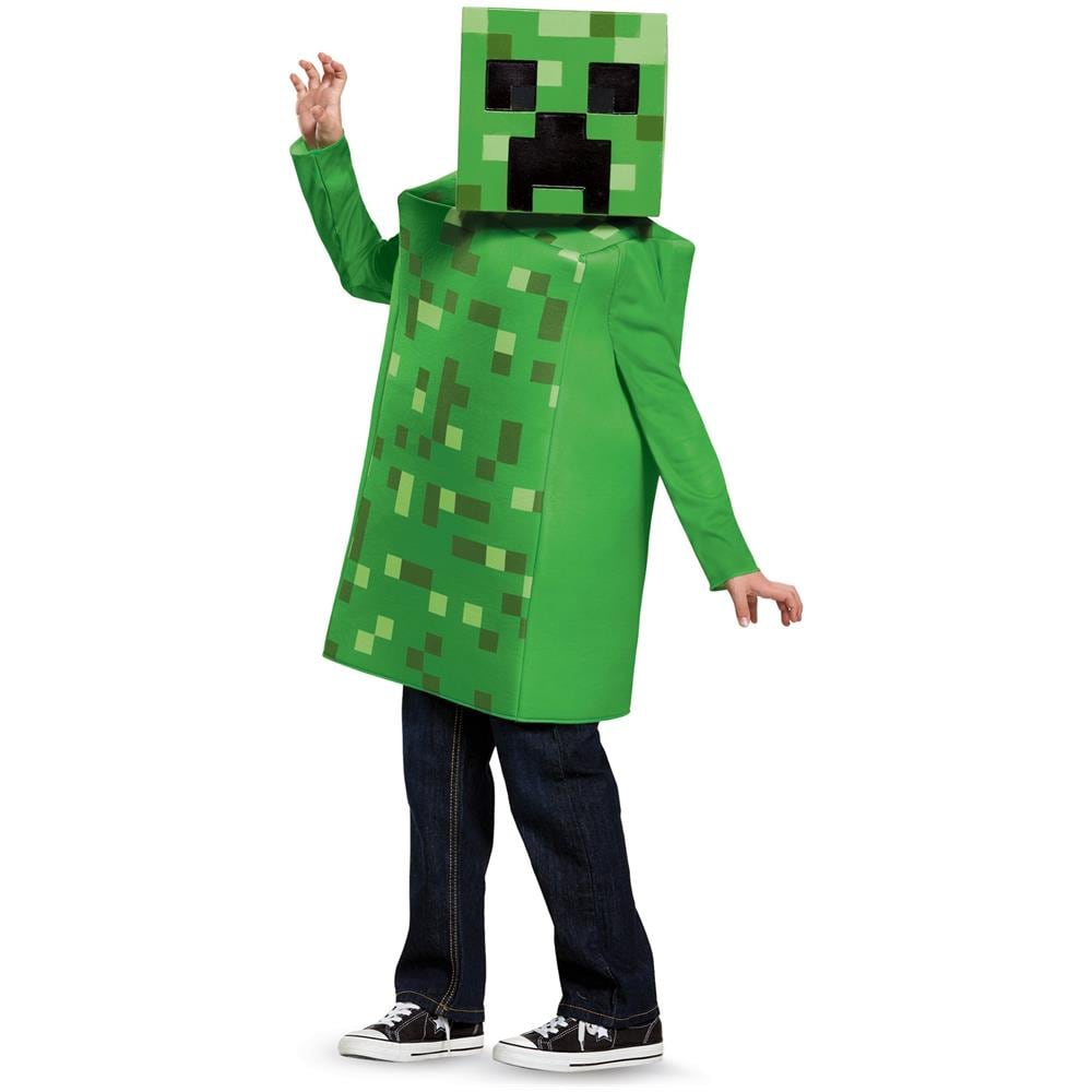 Disguise - Costume Creeper Classico Minecraft Per Bambino - Taglia: 7 - 8 Anni (124/136 Cm) - Foto 1