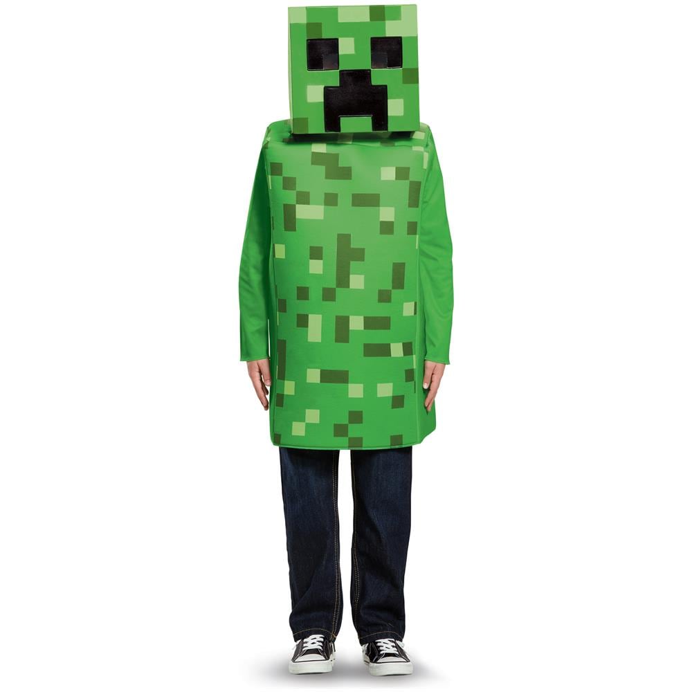 Disguise - Costume Creeper Classico Minecraft Per Bambino - Taglia: 7 - 8 Anni (124/136 Cm) - Foto 2