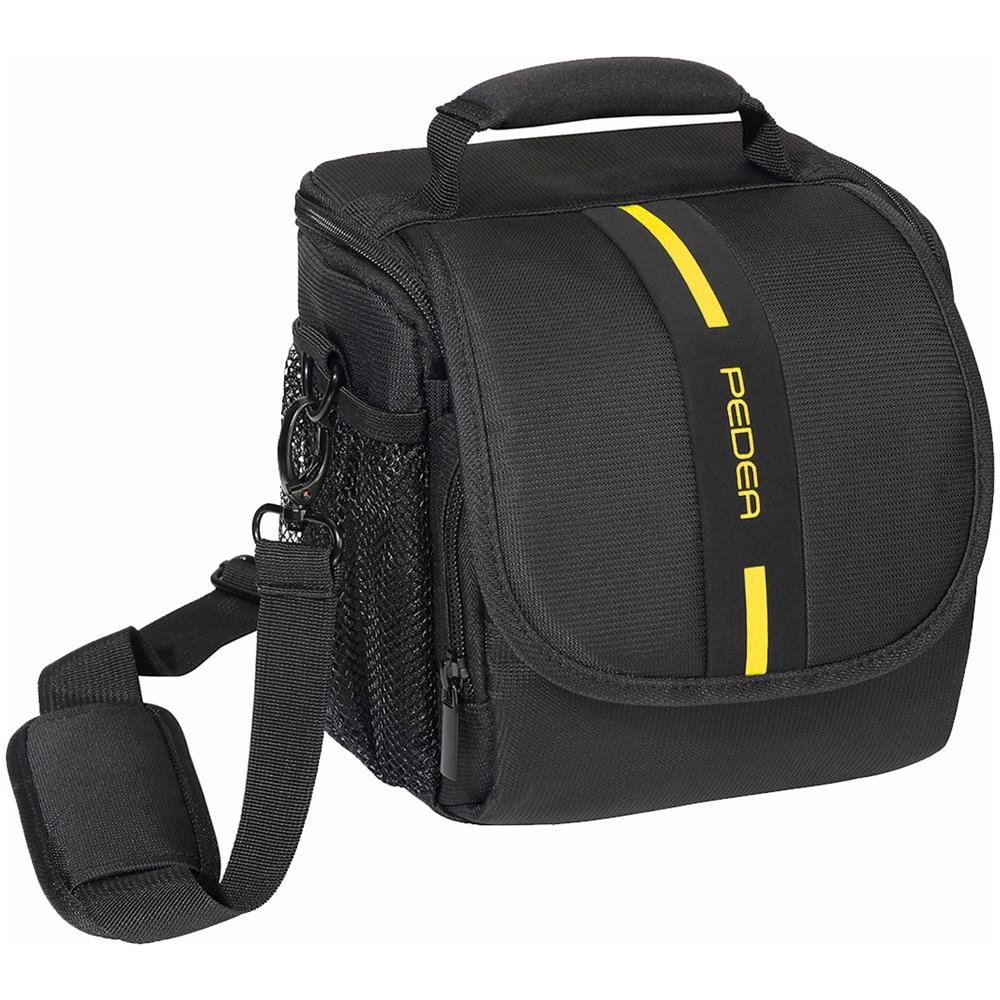 65060312 custodia per fotocamera Borsa da spalla Nero, Giallo - Foto 1
