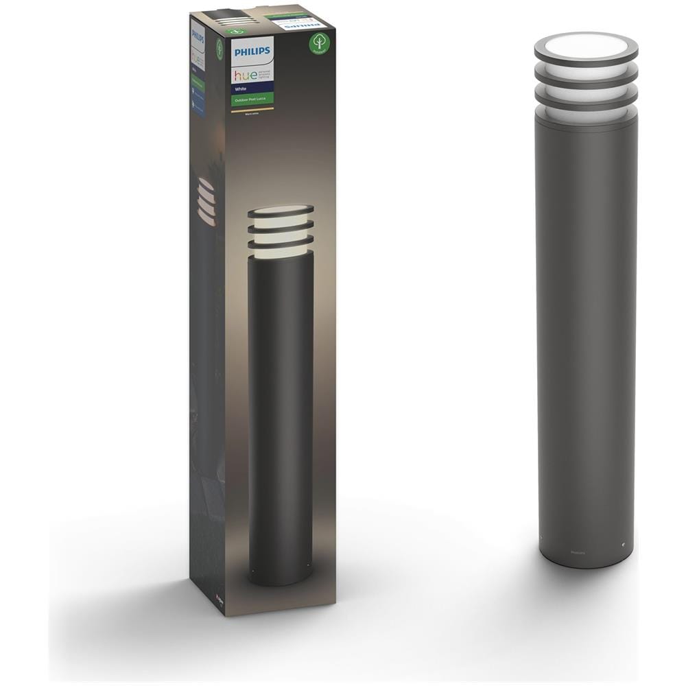 Lucca Hue Palo Basso Esterno Antracite In Alluminio - Foto 3