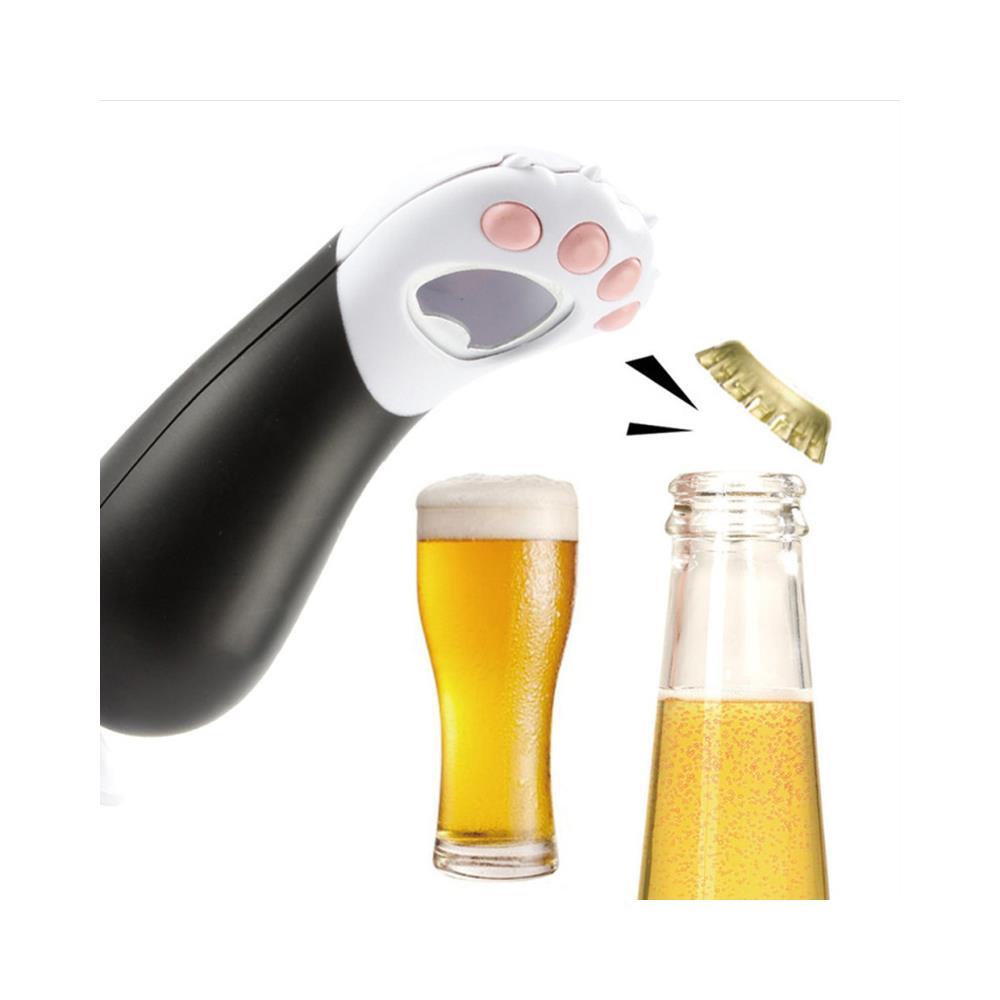 Nero Apribottiglie a Forma di Zampa di Gatto Vino Apribottiglie per Birra MAKTXL Apribottiglie per Birra 