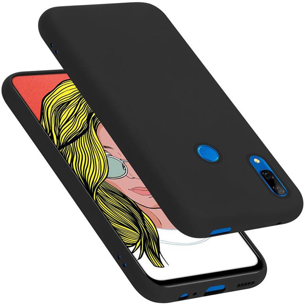 Custodia Compatibile Con Huawei P Smart Z / Y9 Prime 2019 / Enjoy 10 Plus In Liquid Nero - Coperchio Protettivo In Silicone Tpu Flessibile - Foto 1