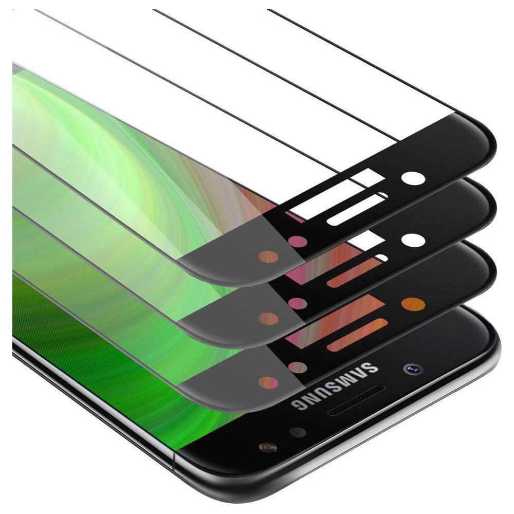 3x Pellicola Armatura A Schermo Intero Compatibile Con Samsung Galaxy J7 Prime In Trasparente Con Nero - 3x Vetro Temperato (tempered) Di Protezione Del Display In Durezza 9h Con 3d Touch - Foto 1