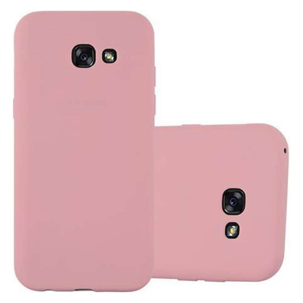 Custodia Compatibile Con Samsung Galaxy A3 2017 In Candy Rosa - Coperchio Protettivo In Silicone Tpu Flessibile - Foto 1