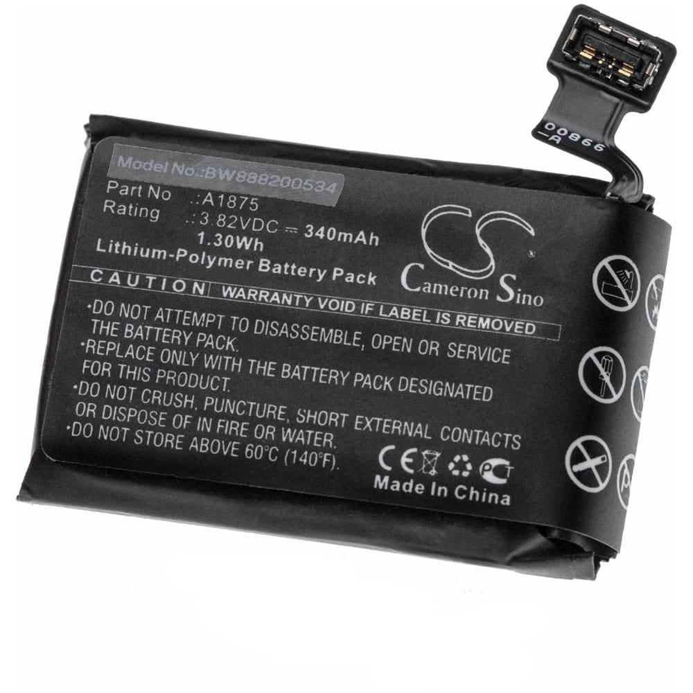 Batteria Sostituisce Apple A1875 Per Smartwatch Orologio Bracciale Fitness (340mah, 3,82v, Li-poly)  - Foto 1