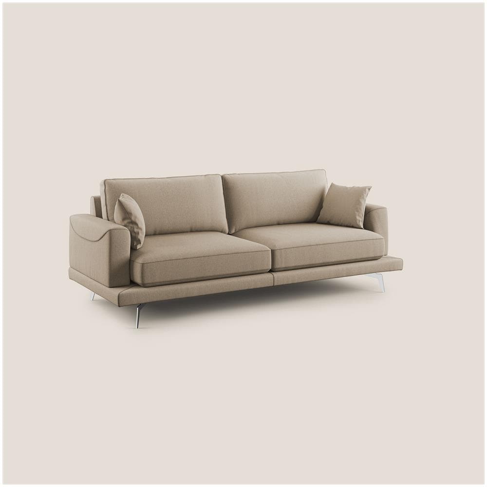 Dorian Divano Lineare Antimacchia T05 Beige - Foto 2