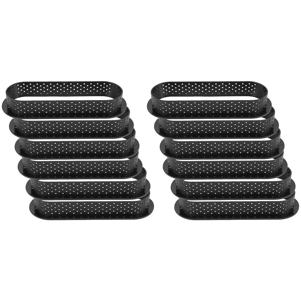 HTN 12 Pezzi Rings Ovale Anelli Mini Mini Torta Non Resistente Al Calore OY10336