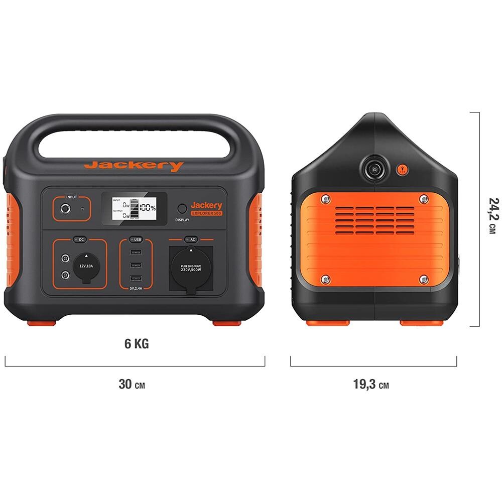 Explorer 500 Power Station Portatile 518 Wh 21,6 Volt 24 Ah NMC agli ioni di litio - Foto 3