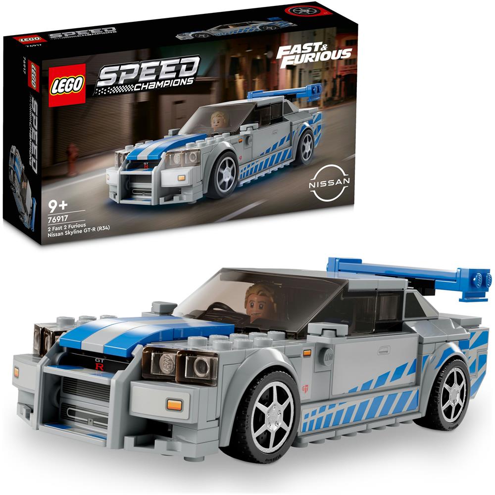 76917 Speed Champions 2 Fast 2 Furious Nissan Skyline GT-R (R34) - Foto 2