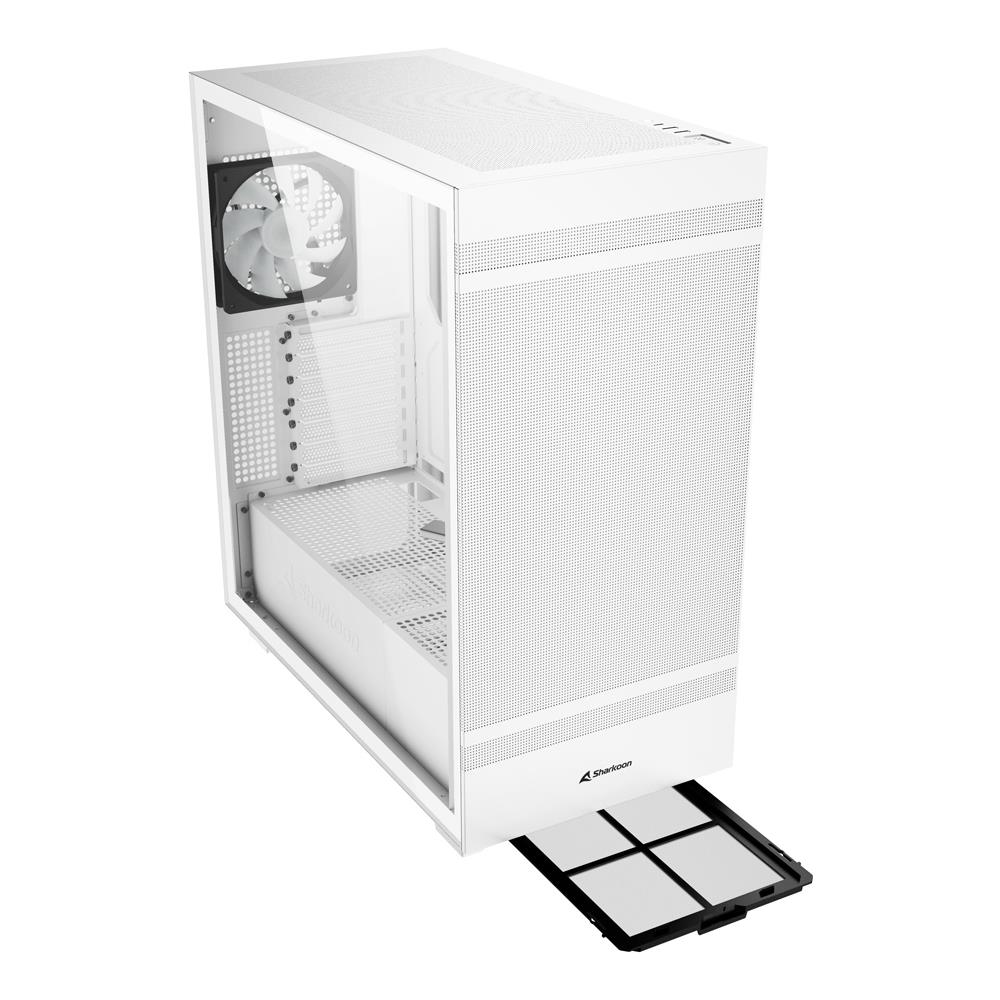 Case Rebel C50 RGB Full Tower ATX / Micro-ATX / Mini-ITX 3 Porte USB 3.1 Colore Bianco (Finestrato) - Foto 8