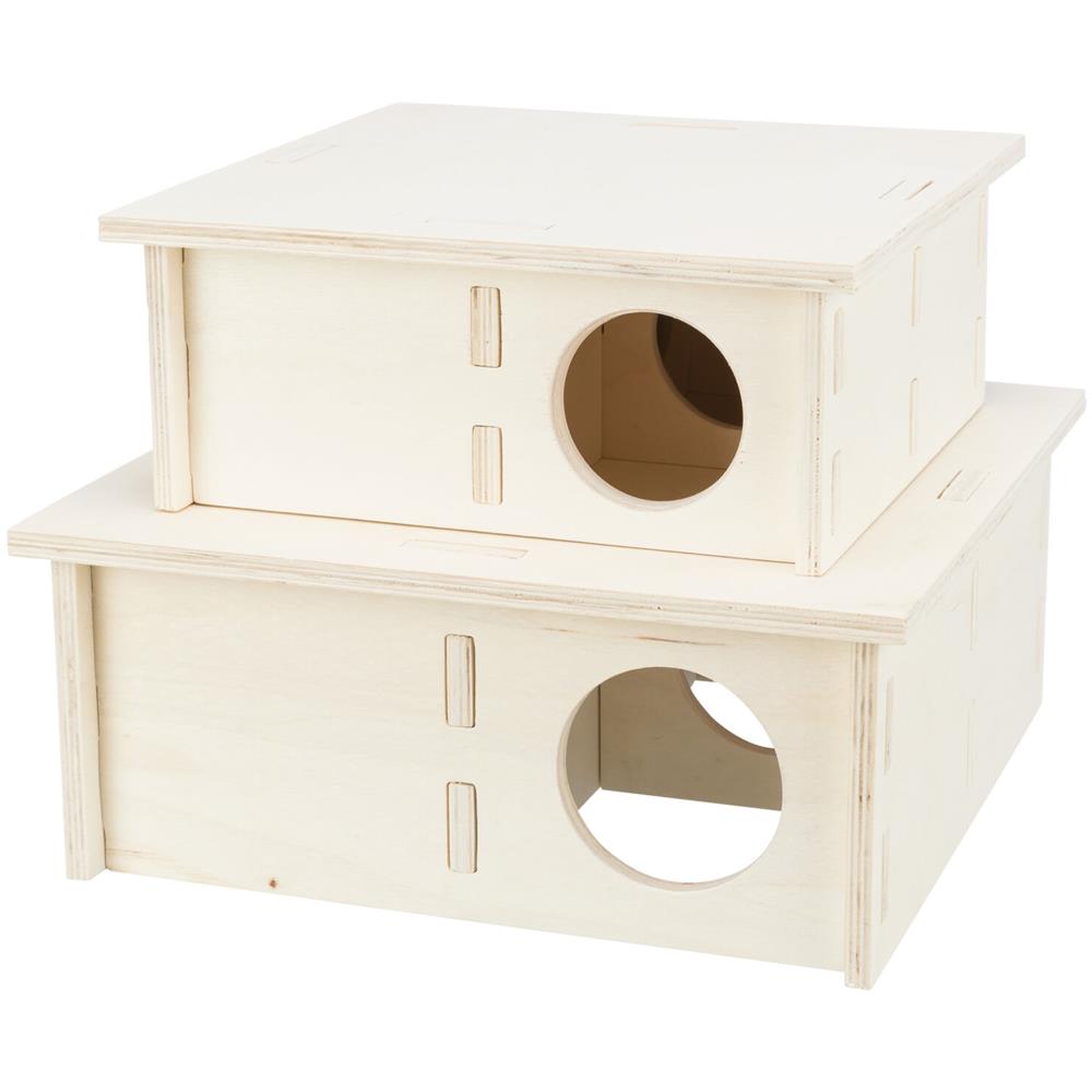 61235 gabbia e habitat per animali di piccola taglia Degus, Criceto Legno - Foto 6