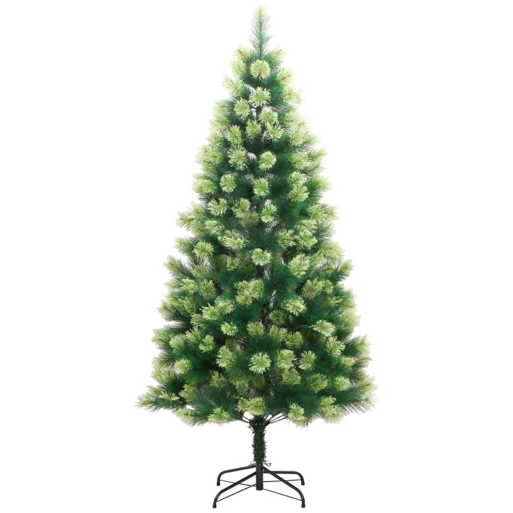 Albero Di Natale Artificiale Incernierato Con Base 210 Cm - Foto 2