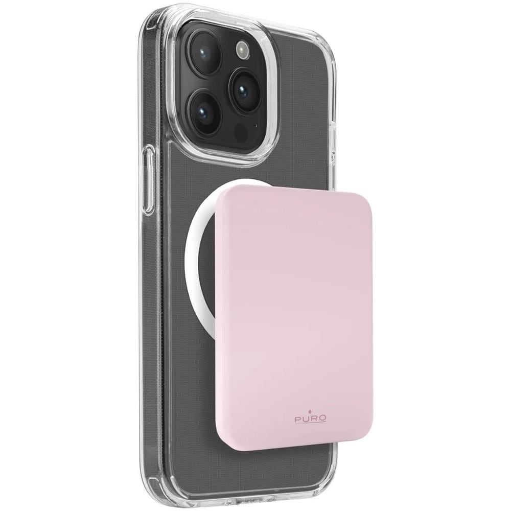 PUFCBB40P2MAGROSE batteria portatile Polimeri di litio (LiPo) 4000 mAh Carica wireless Rosa - Foto 2