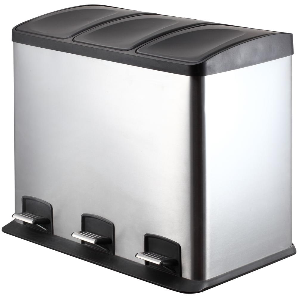 Pattumiera A Pedale Lt. 3X12 Per Raccolta Differenziata - Foto 1