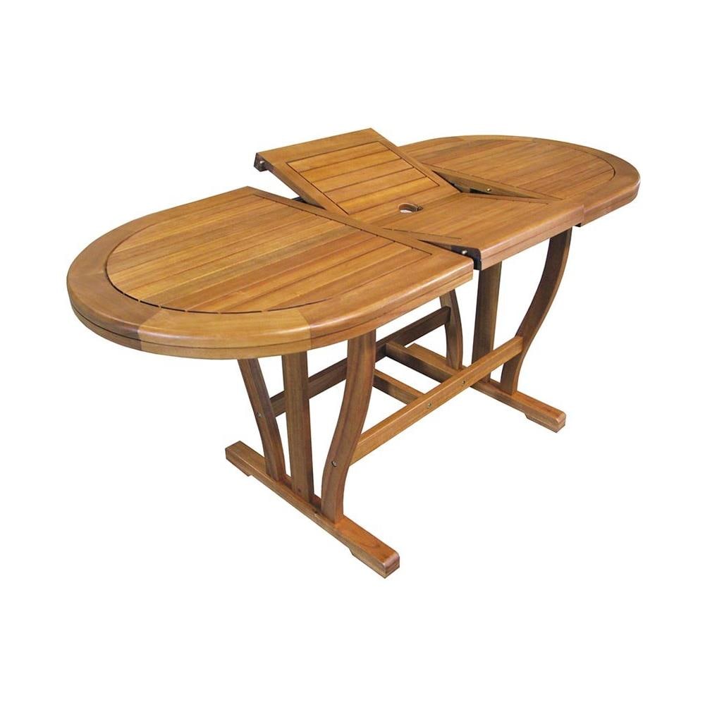 Tavolo Legno Acacia Gold Allungabile Doppio Bordo Ac805078db - Foto 2