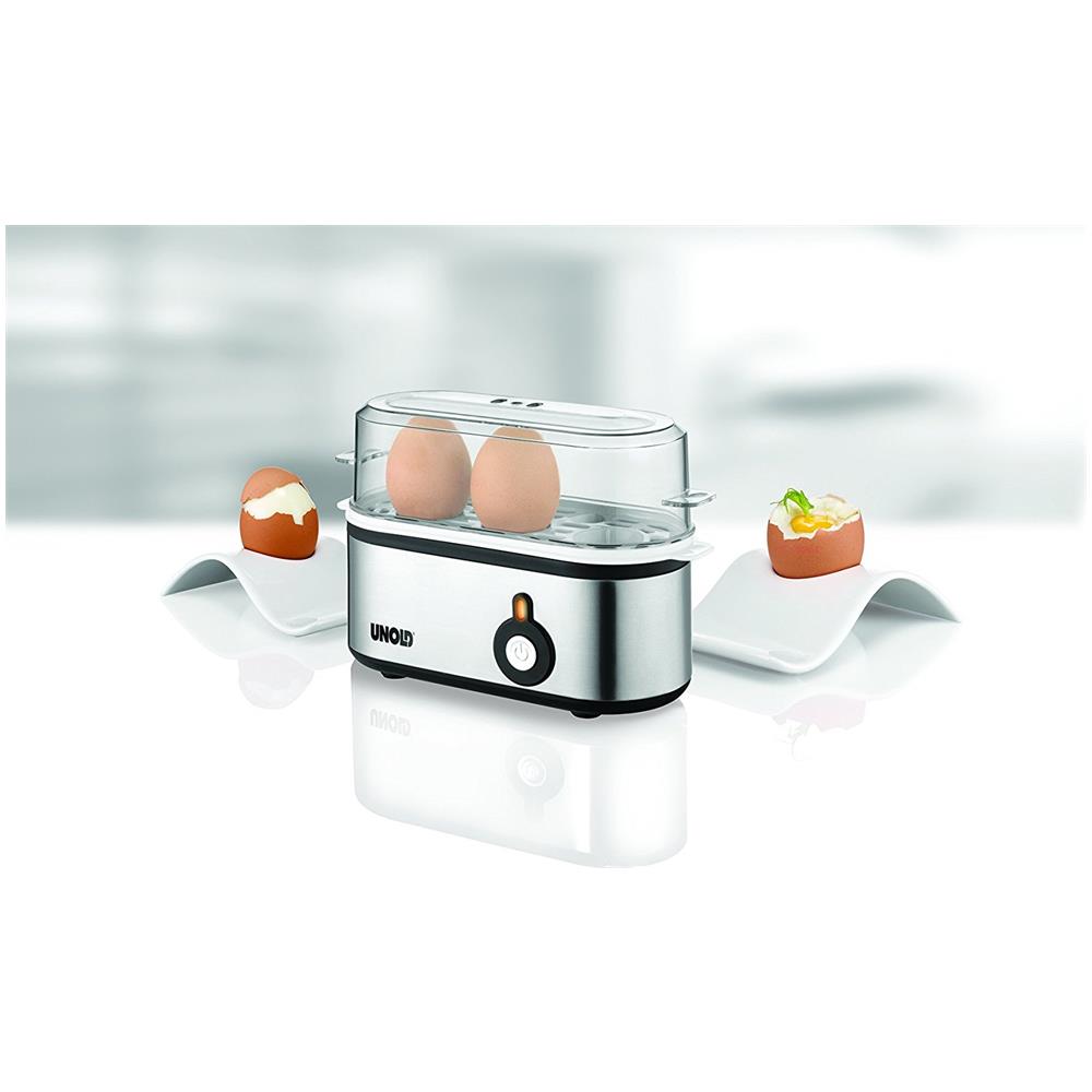 Cuoci Uova Potenza 210 W Colore Nero e Acciaio Inox - Foto 2