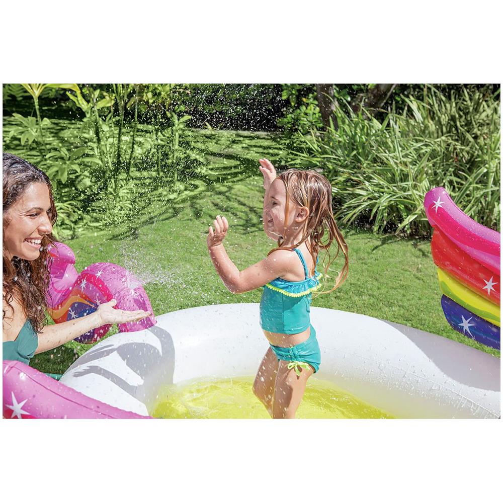 Piscina Gonfiabile 'unicorno' - Cm 272 X 193 X 104 - Foto 2