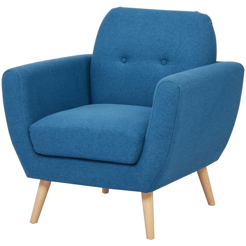 Hansel - Poltrona Stile Scandinavo In Tessuto - Foto 1