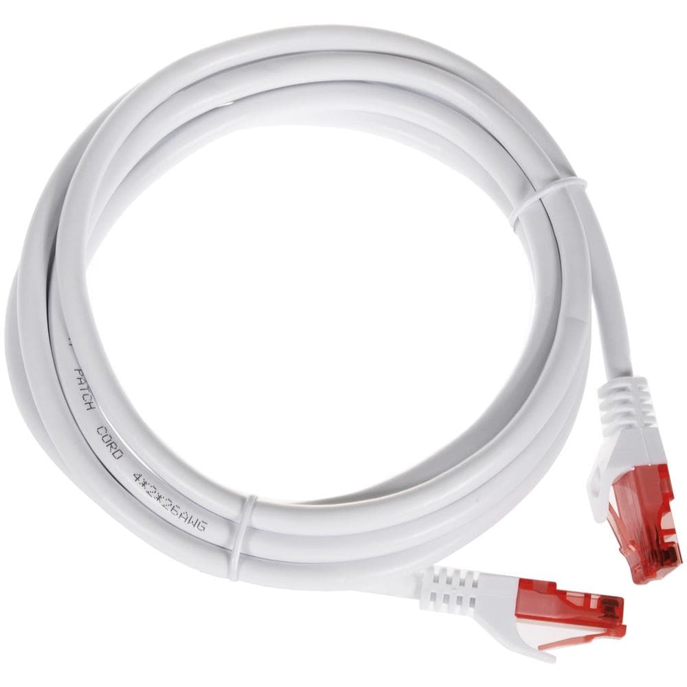 Cavo Patch Cavo Utp Connettore Cat6 3 Metri Bianco Maclean Mctv-303 W - Foto 3