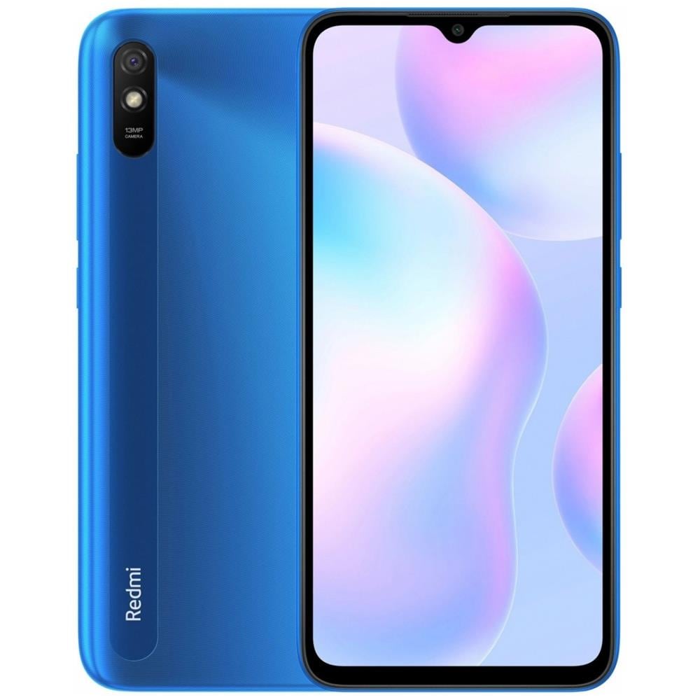 Redmi 9A Blu 32 GB Dual Sim Display 6.53" HD+ Slot Micro SD Fotocamera 13 Mpx Android  - Foto 1
