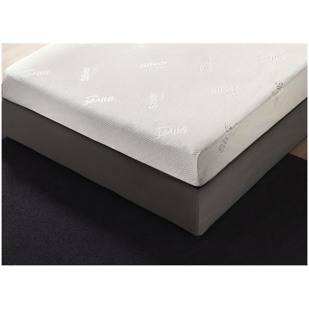 Coprimaterasso Con Angoli Elasticizzati Modello Silver Fresh Singolo Silver - Foto 2