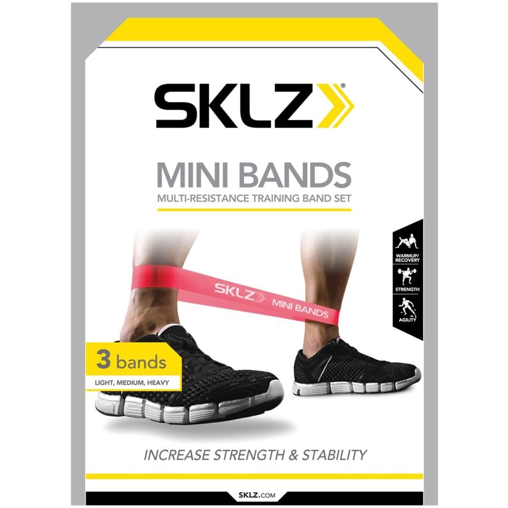 Set Fasce Di Resistenza Mini Bands 3 Pz Giallo Rosso Nero - Foto 9