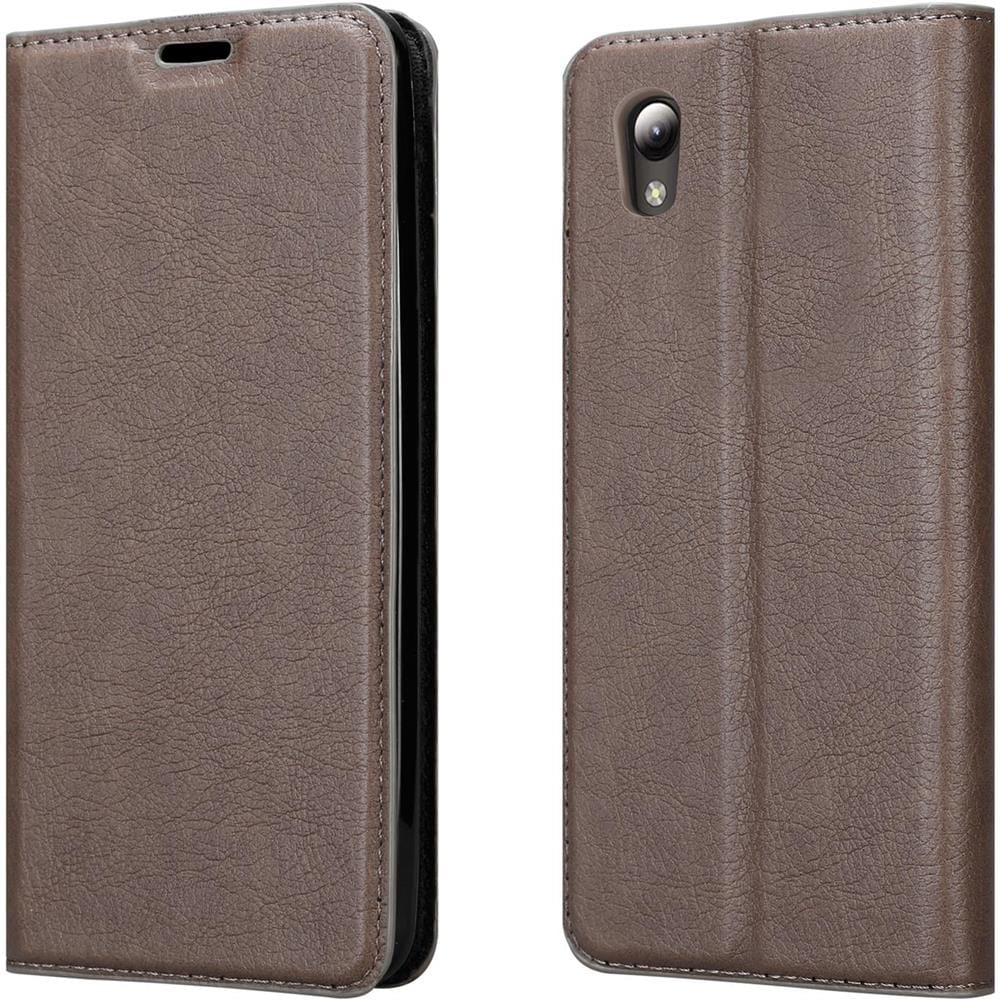 Custodia Compatibile Con Zte Blade L8 In Bruno Caffè - Coperchio Protettiva Con Chiusura Magnetica, Funzione Stand E Tasca Per Le Carte - Foto 8
