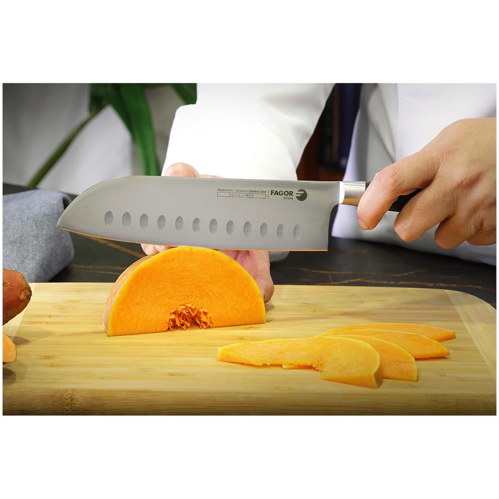 Couper Coltelli Da Cucina Professional Santoku 18 Cm Lama In Acciaio Inossidabile - Foto 2