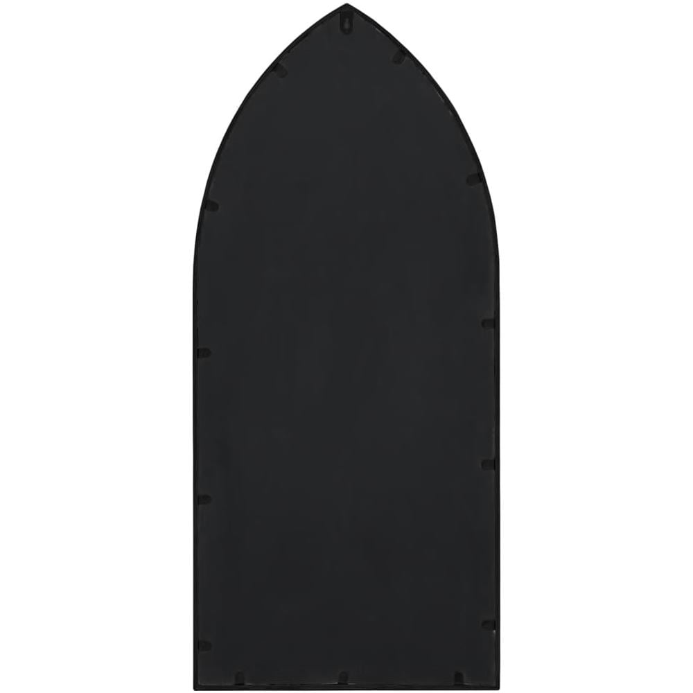 Specchio Da Giardino Nero 70x30 Cm In Ferro Per Uso Esterno - Foto 3