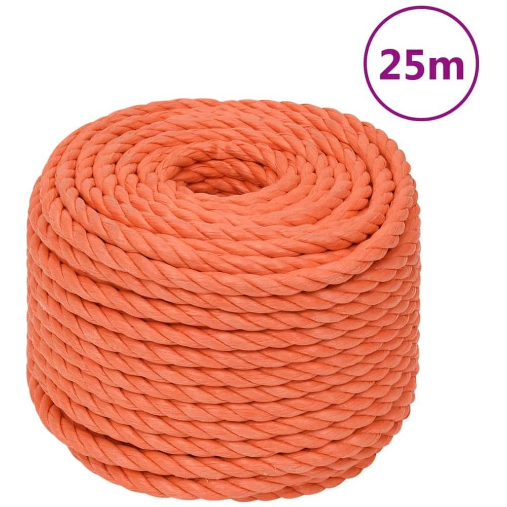 Corda Da Lavoro Arancione 20 Mm 25 M In Polipropilene - Foto 1