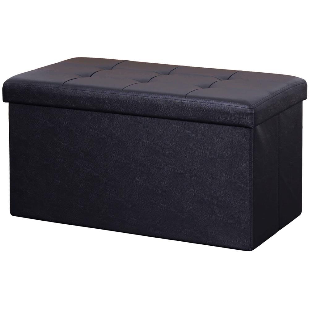 Iro - Pouf Rettangolare In Ecopelle - Foto 1