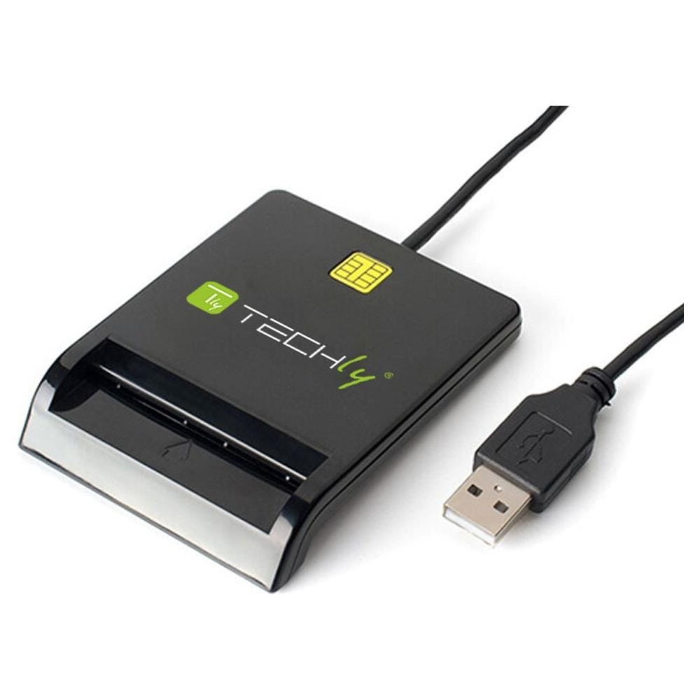 Lettore di smart card USB esterno Nero - Foto 1