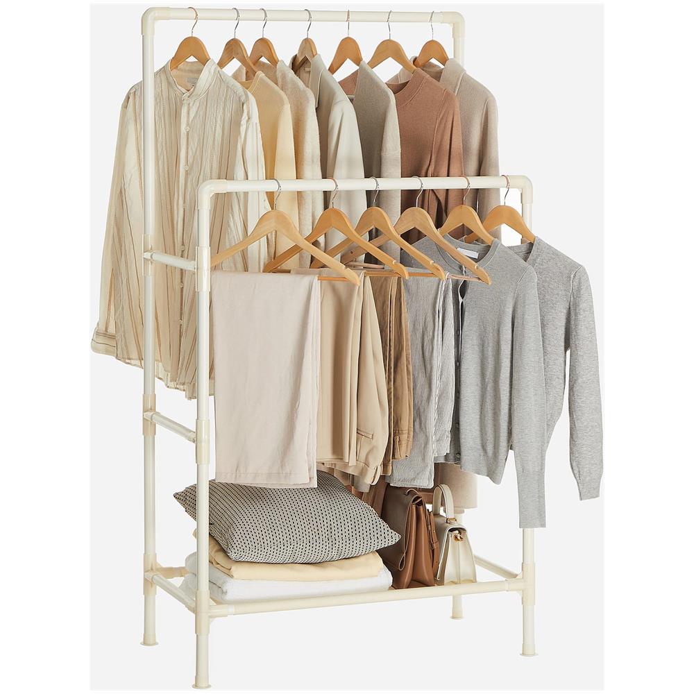 APPENDIABITI VALORA con ripiano - Ecru RDR01WT - Foto 8