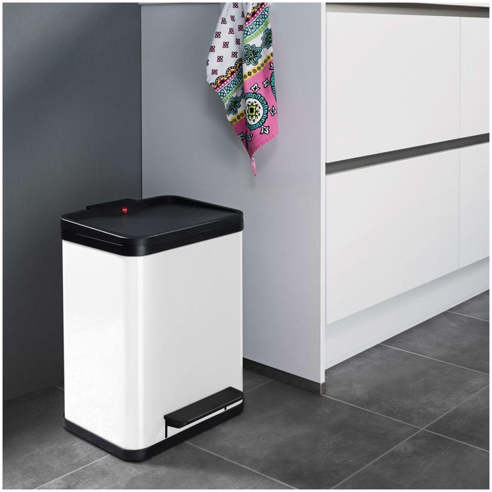 Pattumiera A Pedale Oko Uno Plus M 17 L Bianca 0619-230 - Foto 2