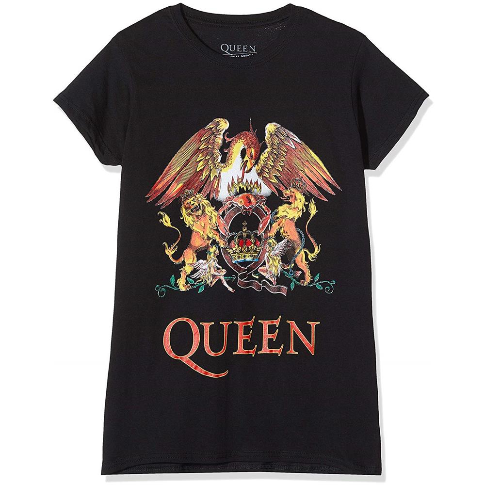Queen: Classic Crest (T-Shirt Donna Tg. M) - Foto 1