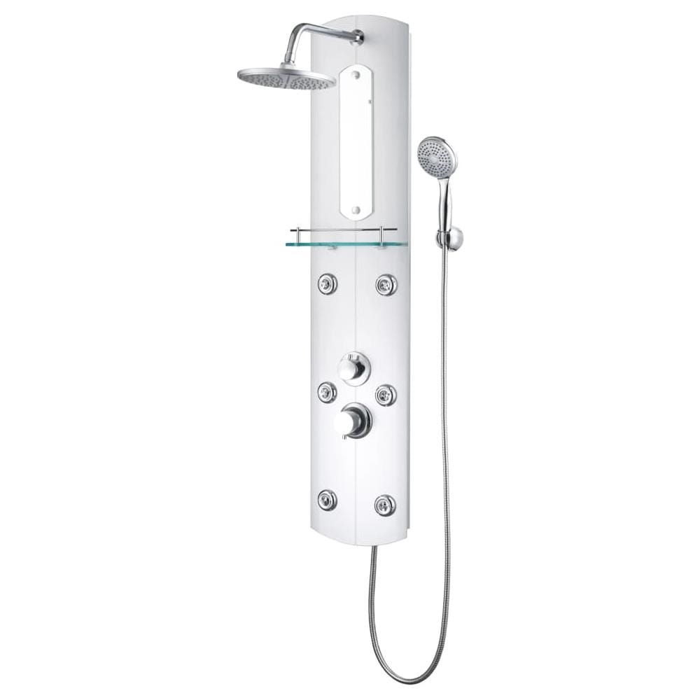 Pannello Doccia 25x43x120 Cm Argento - Foto 2