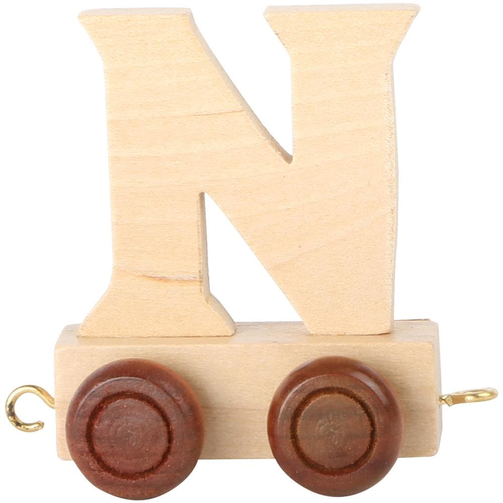 Lettera N Trenino In Legno - Foto 1