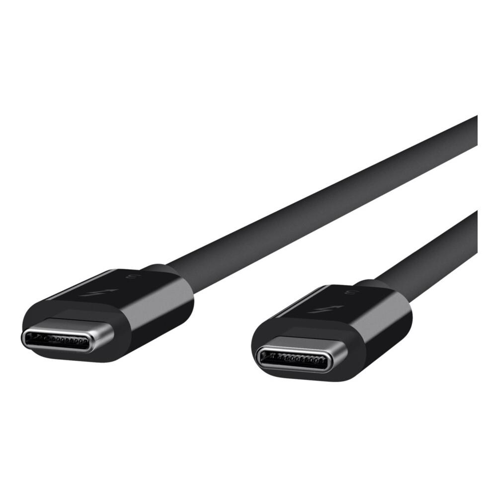 F2CD084BT0.8MBK Cavo Thunderbolt 3 da 100 W, da USB-C a USB-C, 0.8 m, Nero - Foto 2