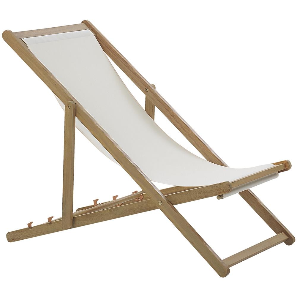 Sedia A Sdraio In Legno Acacia Chiaro Anzio - Foto 1