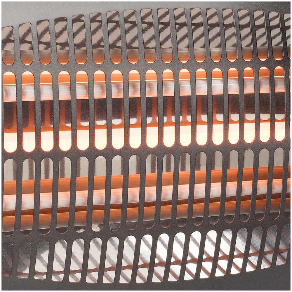 Riscaldatore Patio A Muro Ka-5286 2000 W Quarzo Nero - Foto 2